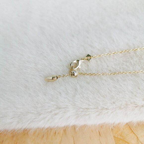 NEW Kendra Scott Ari Heart Dichroic Glass Chain Bracelet Gold - Picture 3 of 4